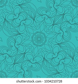 original pattern with lace decorative floral ornament. vector illustration. seamless pattern