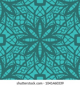 original pattern with lace decorative floral ornament. vector illustration. seamless pattern