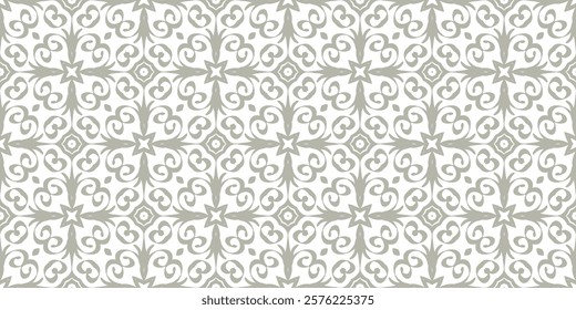 original pattern with lace decorative ornament. seamless vector illustration.