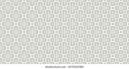 original pattern with lace decorative ornament. seamless vector illustration.