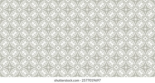 original pattern with lace decorative ornament. seamless vector illustration.