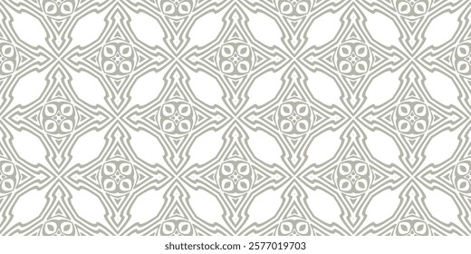 original pattern with lace decorative ornament. seamless vector illustration.