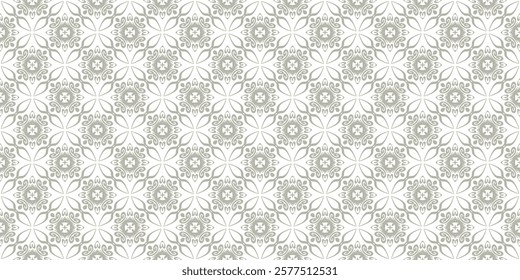 original pattern with lace decorative ornament. seamless vector illustration.