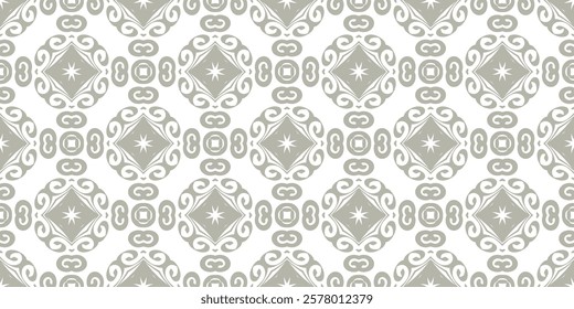 original pattern with lace decorative ornament. seamless vector illustration.