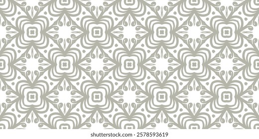 original pattern with lace decorative ornament. seamless vector illustration.