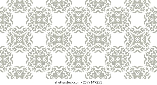 original pattern with lace decorative ornament. seamless vector illustration.