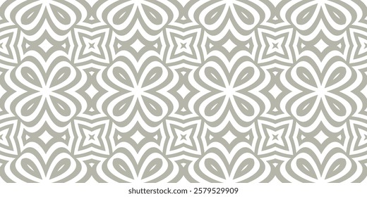 original pattern with lace decorative ornament. seamless vector illustration.