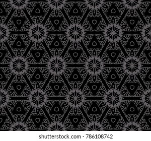 original pattern with lace decorative ornament. vector illustration. seamless