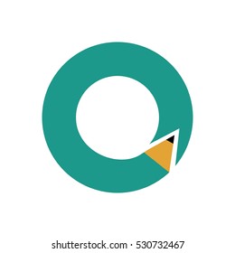 original pencil vector logo