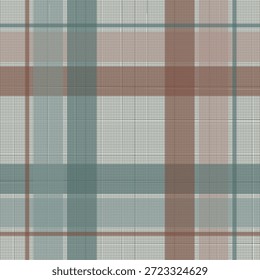 Original plaid tartan seamless pattern. Vector design