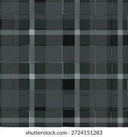 Original tartán a cuadros sin patrón. Diseño de Vector