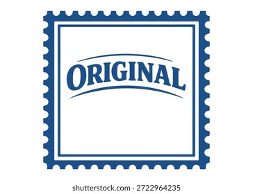 Icono original del Vector del sello postal en un fondo blanco
Sello de Vector sobre un fondo blanco