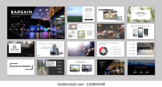 Original Presentation templates or corporate booklet. Easy Use in creative flyer and style info banner, trendy strategy mockups. Simple modern Slideshow or Startup. ppt.