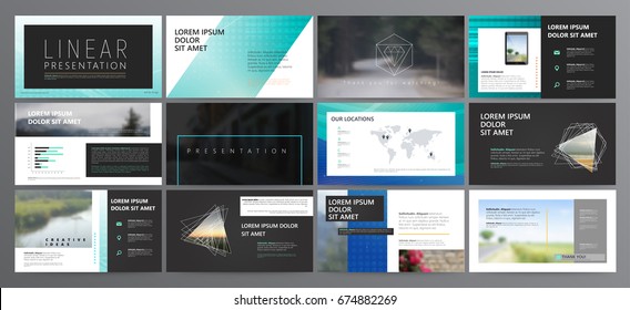 Original Presentation templates or corporate booklet.  Easy Use in creative flyer and style info banner, trendy strategy mockups.  Simple modern Slideshow or Startup. ppt. 