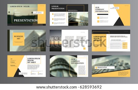 original presentation templates corporate booklet easy のベクター