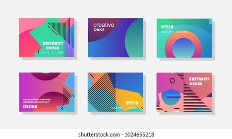 Original Presentation templates. Creative flyer and leaflet, presenting, banner, brochure covers. Horizontal a4 design