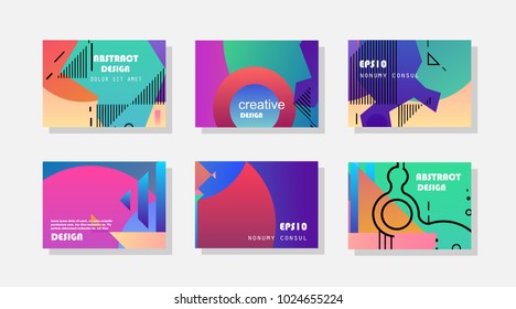 Original Presentation templates. Creative flyer and leaflet, presenting, banner, brochure covers. Horizontal a4 design