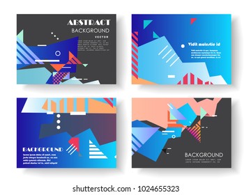 Original Presentation templates. Creative flyer and leaflet, presenting, banner, brochure covers. Horizontal a4 design