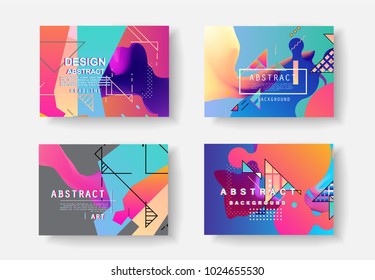 Original Presentation templates. Creative flyer and leaflet, presenting, banner, brochure covers. Horizontal a4 design