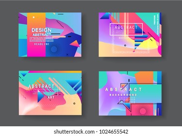 Original Presentation templates. Creative flyer and leaflet, presenting, banner, brochure covers. Horizontal a4 design