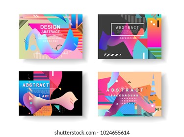 Original Presentation templates. Creative flyer and leaflet, presenting, banner, brochure covers. Horizontal a4 design