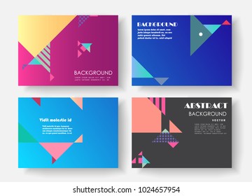 Original Presentation templates. Creative flyer and leaflet, presenting, banner, brochure covers. Horizontal a4 design