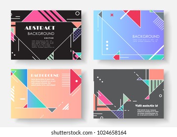 Original Presentation templates. Creative flyer and leaflet, presenting, banner, brochure covers. Horizontal a4 design