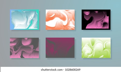 Original Presentation templates. Creative flyer and leaflet, presenting, banner, brochure covers. Horizontal a4 design