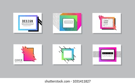 Original Presentation templates. Creative flyer and leaflet, presenting, banner, brochure covers. Horizontal a4 design