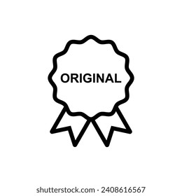 original product badge icon vector