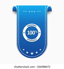 Original Product Blue Vector Icon Design