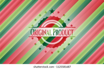 Original Product christmas badge background.