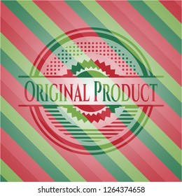 Original Product christmas emblem.