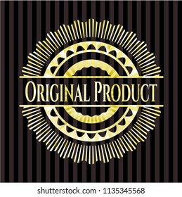 Original Product gold emblem or badge