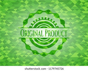 Original Product green mosaic emblem