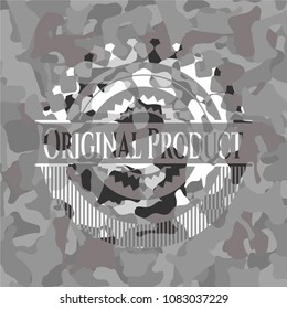  Original Product grey camo emblem