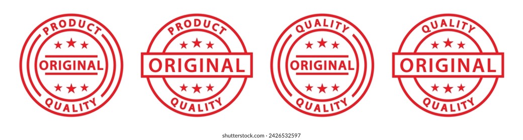 Original product label icon. Original quality emblem icon, vector illustration