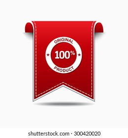 Original Product Red Vector Icon Design