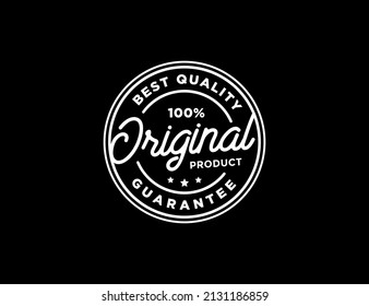 Original product rubber seal stamp logo