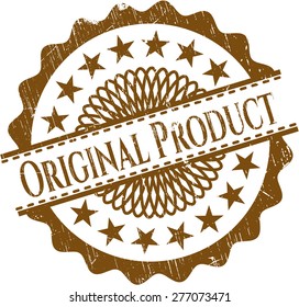 Sello de goma del producto original