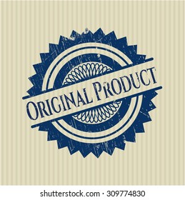 Sello de goma del producto original