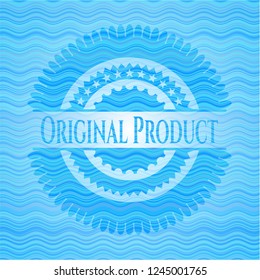 Original Product water wave style badge.