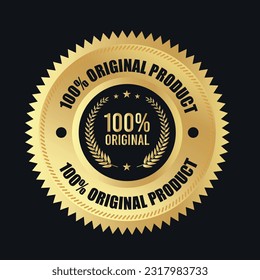 Original Products logo design and Original vector icon