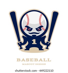 Original professional baseball logo & mascot design.