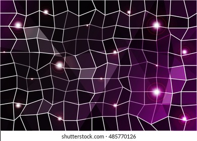 original purple polygonal background. square, triangle. vector illustration. for design