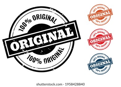 original quality rubber stamp or label set