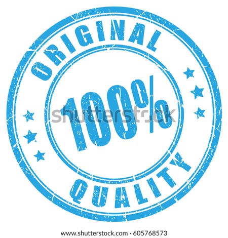 Original quality rubber vector stamp on white background