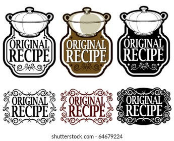 Original Recipe Seal / Mark / Icon