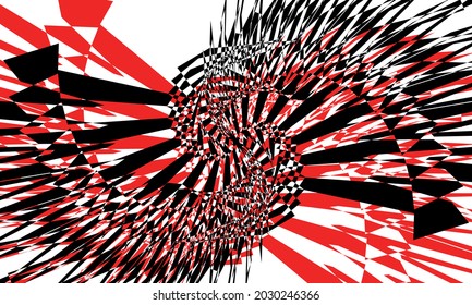 original red and black patterns for design creative concept