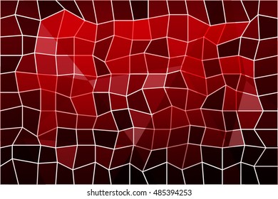 original red polygonal background. square, triangle. vector illustration. for design